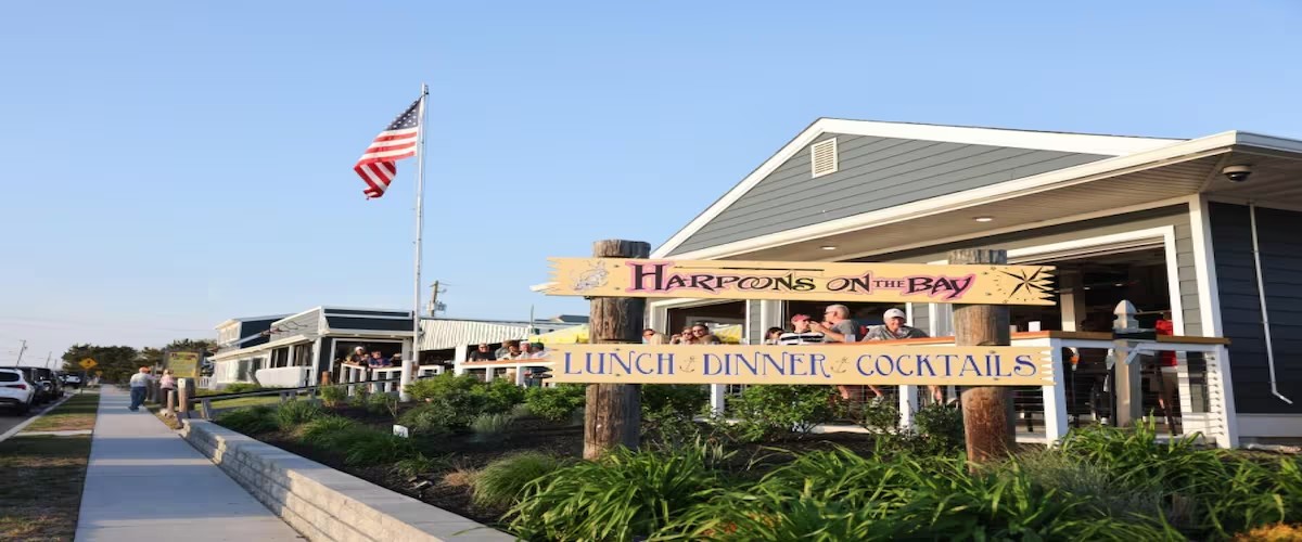 Harpoons on the Bay restaurant nearby